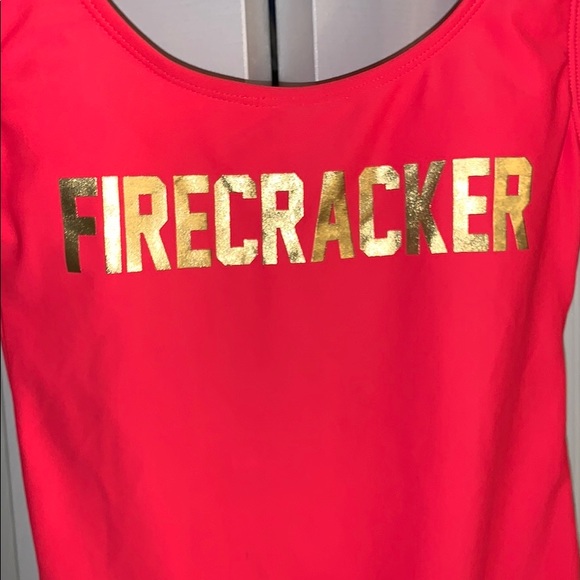 Never Worn! One piece, bright pink, bathing suit - Picture 3 of 4